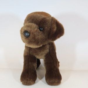 Douglas The Cuddle Toy C.C. Bean Chocolate Lab Dog Plush Stuffed Brown 2017